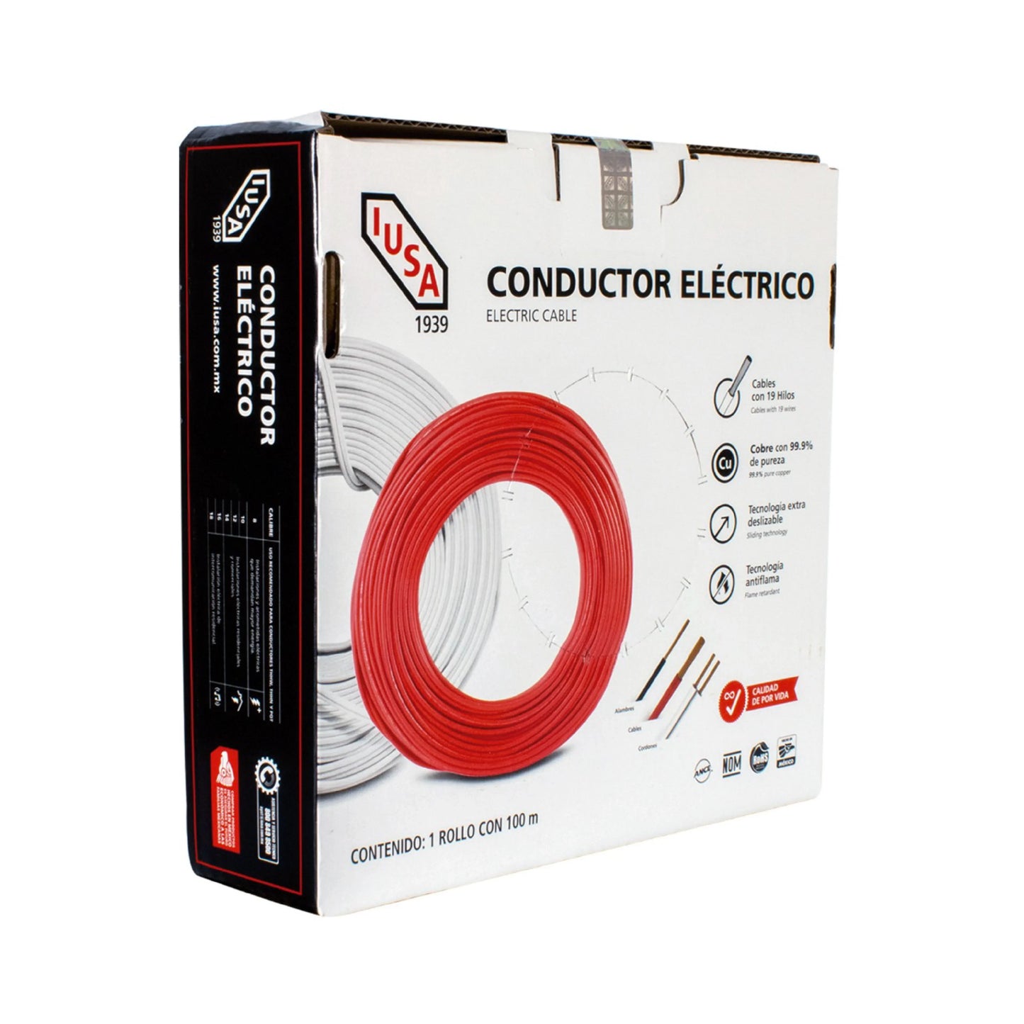 CORDÓN FLEXIBLE TIPO POT (SPT) - CAJA 100M