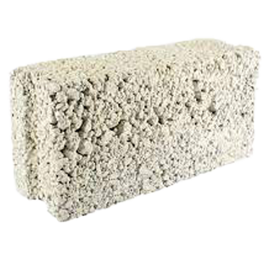 BLOCK LIGERO GRIS MACIZO 12x18x38