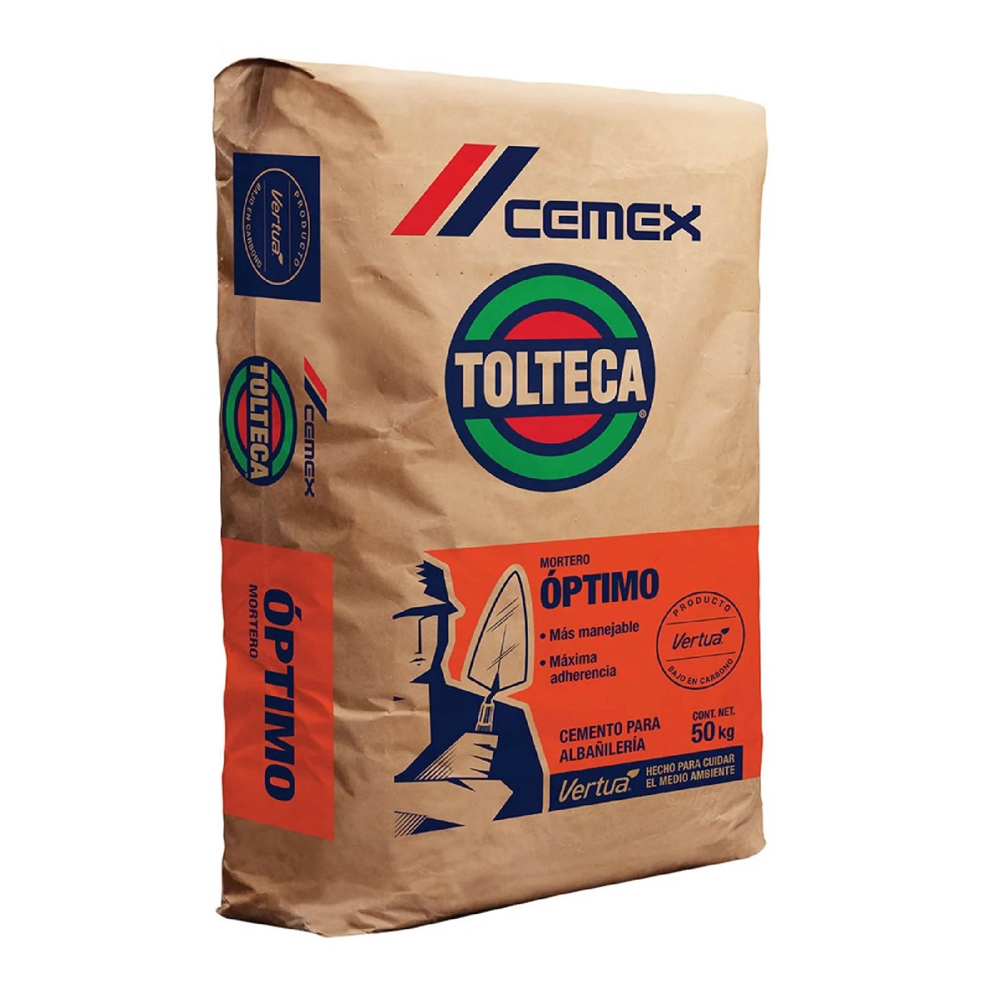 MORTERO OPTIMO TOLTECA 50 KG