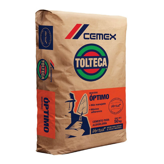 MORTERO OPTIMO TOLTECA 50 KG